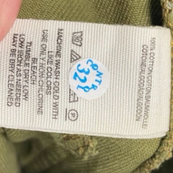 Free People Sage Olive Green Cindy Utility Shorts Size 0 Paperbag NWT NEW Boho - Picture 4 of 6